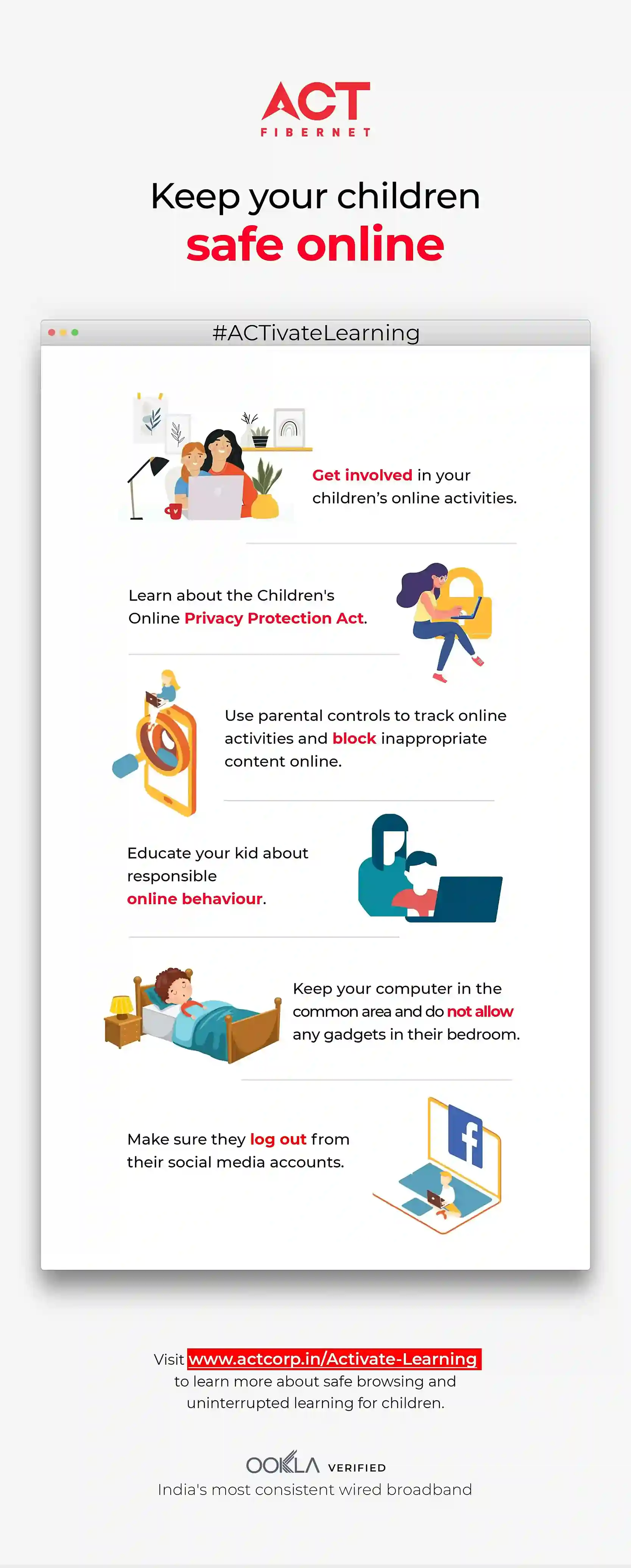 Online Learning for Children