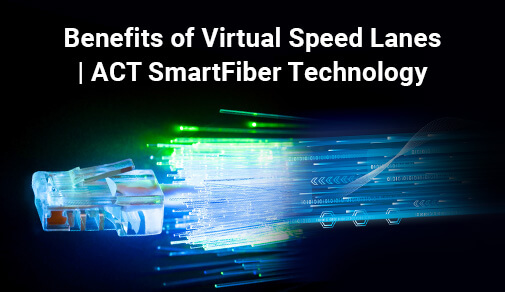 Dedicated Virtual Speed Lanes: ACT Fibernet Offers Assured Speeds with ACT  SmartFiber Technology<sup>®</sup>