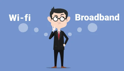 Difference between WiFi and broadband