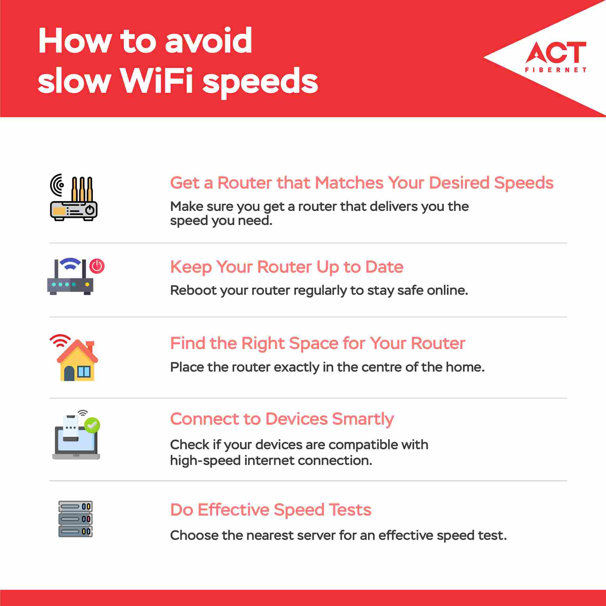 5 solutions to avoid slow Wi-fi speeds